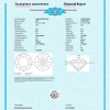 Пусеты  с бриллиантами 1,01 ct F/SI1 - 1,02 ct E/VS2 МГУ (11212) №5