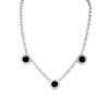 Колье Bvlgari Bulgari Reversible White Gold & Diamond & Onyx 3 Circle 329437 (43266) №6