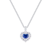 Подвеска  1,44 ct Vivid Blue Madagascar (42873) №3