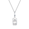 Подвеска Bvlgari Parentesi Charm White Gold & Diamonds (42974) №2