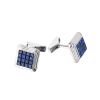 Запонки  в стиле GRAFF invisible set princess sapphires (37939) №2