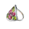 Кольцо Hour Passion Jewellery White Gold & Tourmaline & Peridot & Diamond (42472) №4