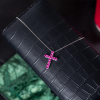 Крест RalfDiamonds с рубинами 1,23 ct Strong Purplish Red (30849) №15