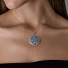 Подвеска Tiffany & Co Cobblestone Sapphire & Diamond in Platinum (43093) №5