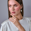 Серьги Dolce & Gabbana Mamma Yellow Gold Roses Drop Earrings WEEM1G WCHA1 Z0000 (41020) №6