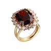 Кольцо  в стиле Dolce & Gabbana Heritage Garnet & Diamonds & Yellow Gold (41028) №2