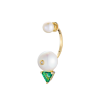 Серьги DELFINA DELETTREZ Handroid Yellow gold &Topaz & Diamond & Pearl HND5002.A (43316) №2