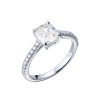 Кольцо Tiffany & Co 1,22 ct E/VS1 Cushion Cut Brilliant in Platinum (42644) №3