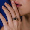 Кольцо RalfDiamonds Black South Sea 9,5 mm Pearl & Diamonds (38919) №4