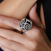 Кольцо RalfDiamonds White Gold Onyx & Diamonds RDR (37982) №5