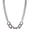 Колье Loree Rodkin Silver & Diamond long multi chain necklace (37898) №2