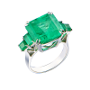 Кольцо  COLOMBIA EMERALD 15,00 ct Intense Slightly Bluish Green/VS (43198) №3