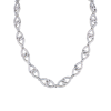 Колье Tiffany & Co Platinum Pavé Diamond Interlock Bow Necklace (42786) №5