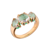 Кольцо Pomellato Capri Chrysoprase & Rock Crystal Rose Gold (39146) №5