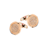 Запонки Audemars Piguet Royal Oak Cufflinks Rose Gold & Diamond Set (41540) №2