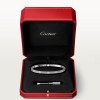 Браслет Cartier Love Small Model Paved Diamonds White Gold N6710817 (36966) №9