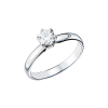 Кольцо  0,40 ct F/VVS2 Round Diamond White Gold (43075) №3