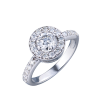 Кольцо  0,58 ct K/SI2 в стиле Tiffany & Co (37366) №3