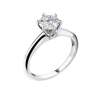 Кольцо Tiffany & Co Round Brilliant 0,62 ct H/VS2 Platinum (40801) №3