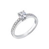 Кольцо Tiffany & Co Cushion Brilliant 0,50 ct H/VS2 Platinum (40924) №3