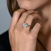 Кольцо Sarkissian GIA 4,02 ct F/SI1 Cushion Cut Diamond (43406) №8