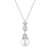 Подвеска  11,0 mm Akoya Pearl & 1.35 ct Round & Marquise Cut Diamonds (38935) №3