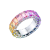 Кольцо RalfDiamonds 10,37 ct Multicolor Sapphire White Gold RDR (43569) №2