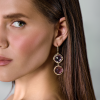 Серьги  Rose Gold Amethyst & Diamonds (42787) №5