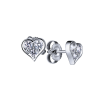 Пусеты Tiffany & Co Platinum Diamond 0,37 ct Heart (37183) №2