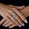 Кольцо  в стиле Chopard Green Carpet Collection (43097) №7