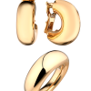 Комплект Chaumet Anneau Yellow Gold Ring & Hoop Yellow Gold Earrings (37355) №4