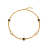 Колье Bvlgari in yellow gold with mother-of-pearl & onyx elements 361918 (42968) №5