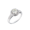 Кольцо  1,01 ct Q-R/VS2 Round Cut Natural Diamond (40954) №3