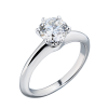 Кольцо Tiffany & Co Round Brilliant 1,25 ct G/VS1 Platinum (37420) №4