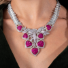 Колье Vasily Konovalenko Ruby Hearts & Diamonds White Gold (36315) №8