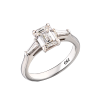 Кольцо GIA 1,50 ct I/VS1 Emerald Brilliant (40716) №3