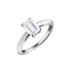 Кольцо Tiffany & Co Emerald Cut 1.09 ct F/VVS2 in Platinum (37710) №3