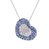 Колье Pasquale Bruni Sapphire & White Diamonds Heart (37131) №2