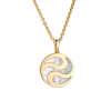 Подвеска Bvlgari Optical Illusion Spinning Yellow Gold & Mother of Pearl (43784) №2