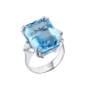 Кольцо  13,53 ct Natural Aquamarine Light Greenish Blue (40651) №2