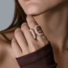 Кольцо  2,96 ct Round Cut Diamonds & Rose Gold (43014) №7