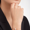 Браслет Bvlgari B.zero1 soft bracelet in rose gold with white ceramic 358377 (38263) №4