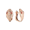 Серьги  в стиле Bvlgari Serpenti (40664) №2