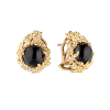 Серьги Gilbert Albert Vintage Yellow Dold & Onyx (39942) №2