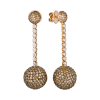 Серьги  в стиле De grisogono Boule Collection (40539) №2
