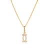 Кулон Cartier Double C diamonds in Yellow Gold (42720) №2