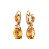 Серьги Maxim Demidov 8,14 ct Brazilian Citrine & Diamonds & Yellow Gold (40822) №2