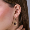 Серьги Dolce & Gabbana Barocco Garnet & Yellow Gold WEEB5G WGRA1 Z0000 (41027) №5