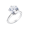 Кольцо HRD Antwerp 5,24 ct F/VS2 Ex/Ex/Ex Round Cut Diamond (43502) №3