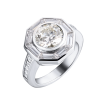 Кольцо  с бриллиантом 2,23 ct L/SI2 МГУ (37515) №3